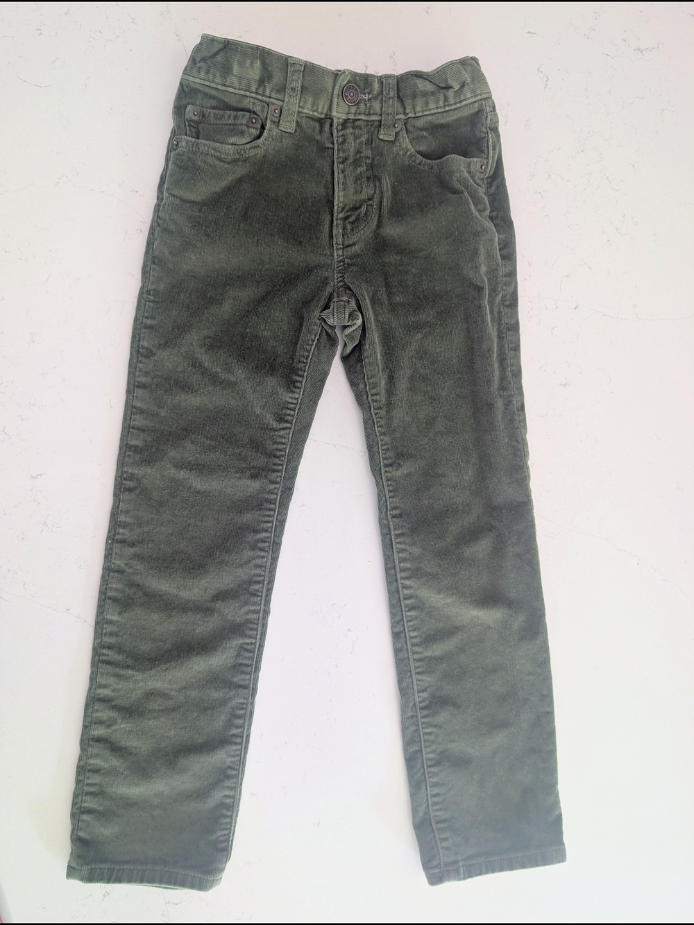 Crewcuts Dark Olive Corduroy Pants